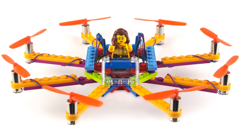 Illustration for article titled These Simple Kits Let You Build Flying Drones From Lego